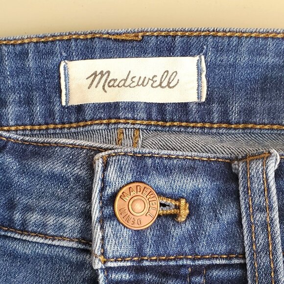 Madewell Womans Size 24 Curvy High-Rise Skinny Crop Jeans Denim 26x25 - Picture 5 of 15